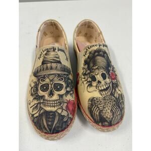 New Goby dia de los muertos slip-on shoes